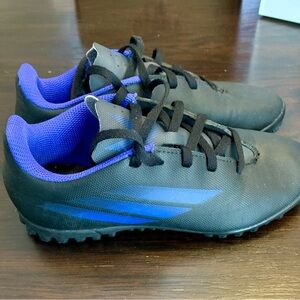 Adidas Blue and Black Turf Shoes Youth